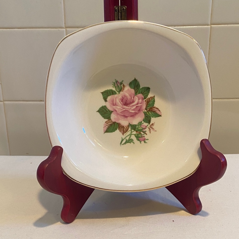 🌺The Paden City Pottery Square Bowl